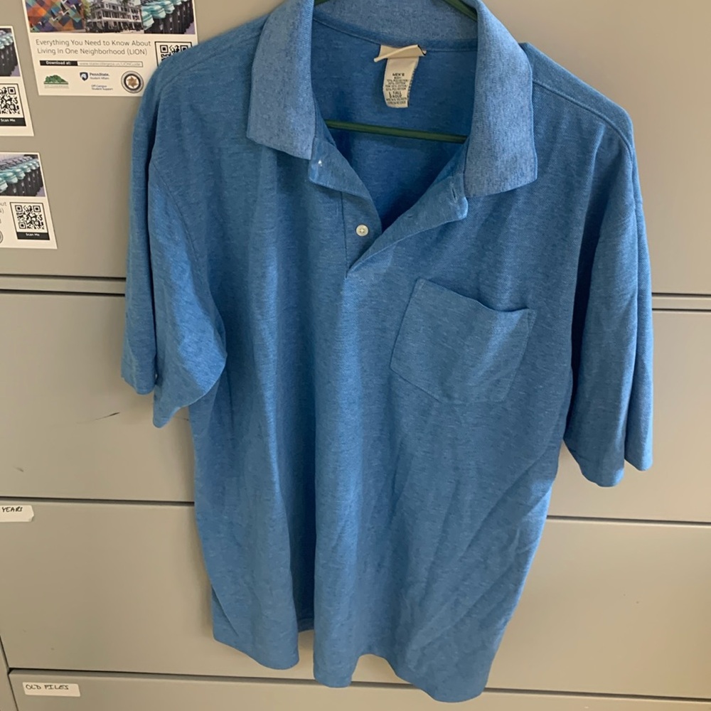 LL Bean polo shirt. Size L tall